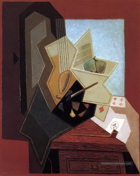 fenêtre 1925 Juan Gris du peintre Peinture à l'huile